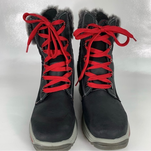 NWOT Santana Canada Maleo Boots Urban Collection. Maleo Black and Red Size 6 - Picture 2 of 16
